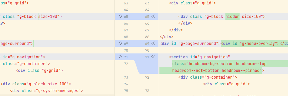 Dynamic CSS diff